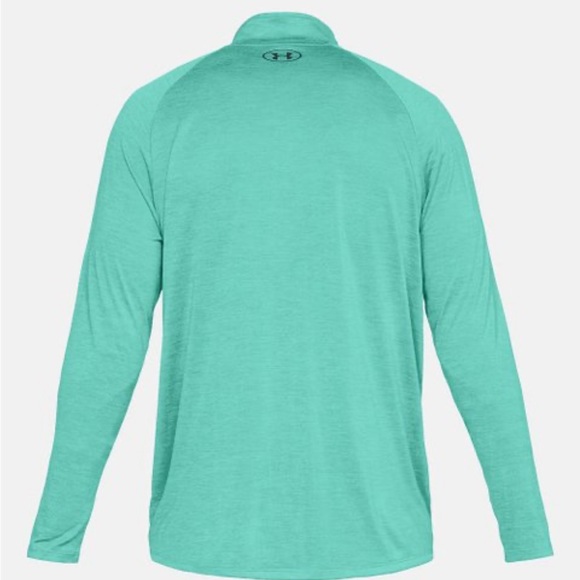 Under amour green 1/2 zip pullover top - Picture 4 of 5